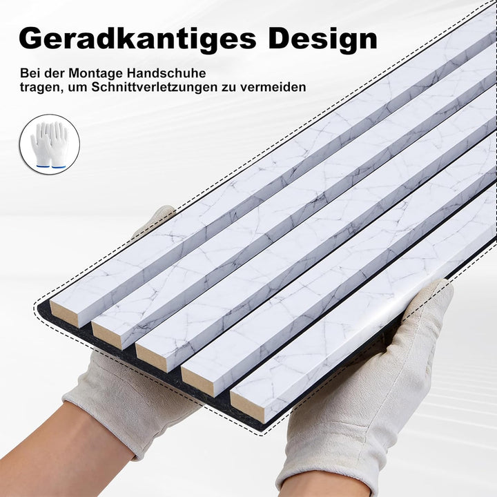 3D Akustikpaneele 120 x 60 x 2,2 cm, Holz Optik Paneele, Wandpaneele in Holzoptik als Schallabsorber