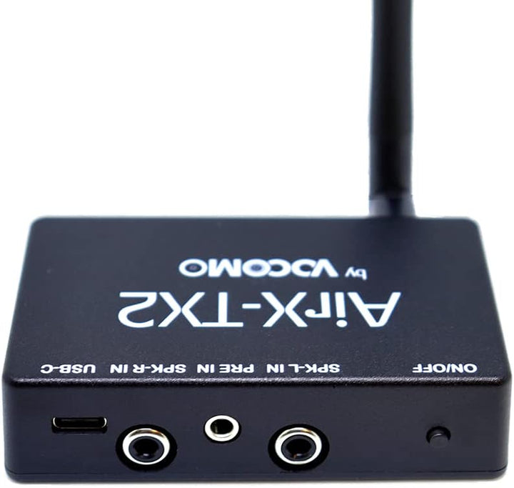 VOCOMO AirX-RearKit Hires Audio-Funksystem für Passive (Surround) Lautsprecher im 5.1 Heimkino