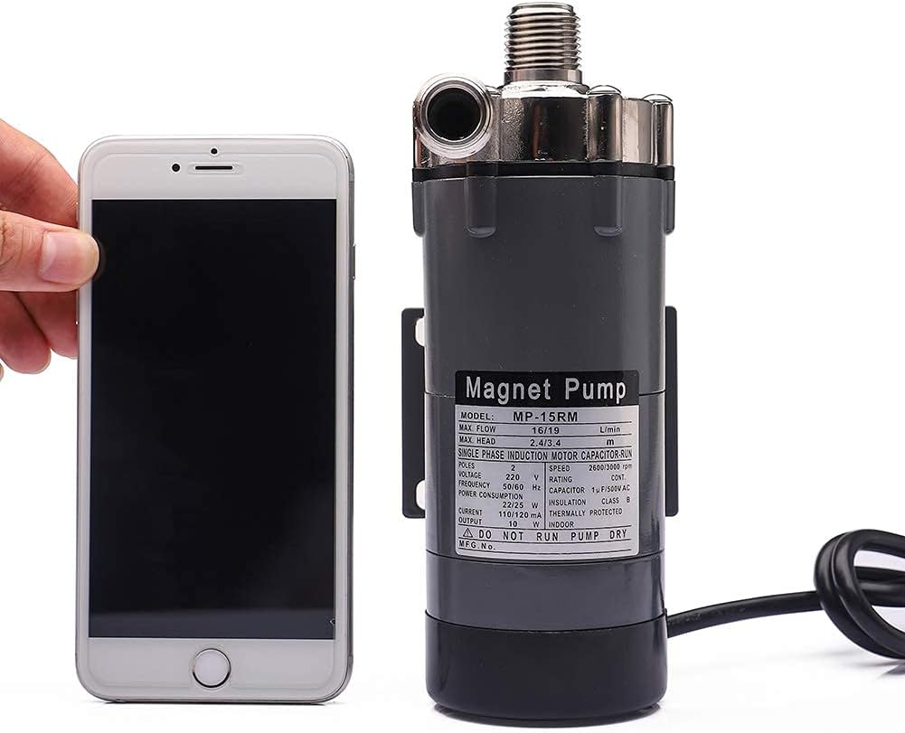 Haushalt Braupumpe, MP-15RM Magnetische Bierpumpe, Edelstahl 304 Lebensmittelqualität, Hohe Temperat