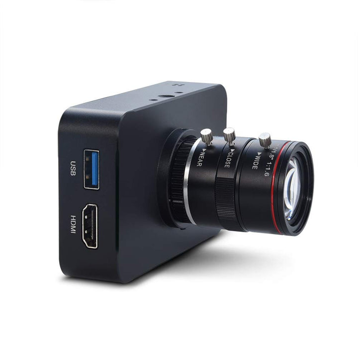 MOKOSE 12MP 4K HDMI Kamera, 1080P USB HD Live-Übertragung Webkamera mit 4K@30FPS Aufzeichnung, Indus