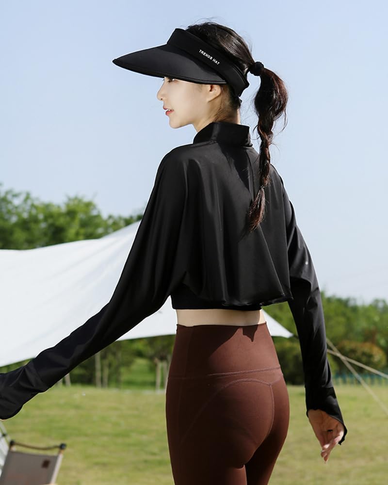 Elegtiskas Women’s Sun Protection Shawl UV Protection Shrug Lightweight Cooling Summer Cover Up for