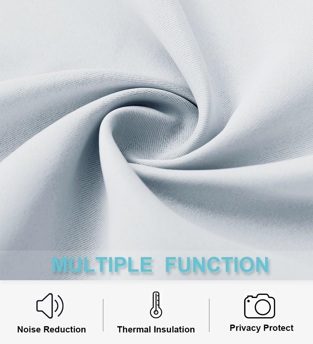 PONY DANCE Raumteiler Vorhang Wärmeisolierend Trennwand Raumtrenner für Wohnzimmer & Schlafzimmer &