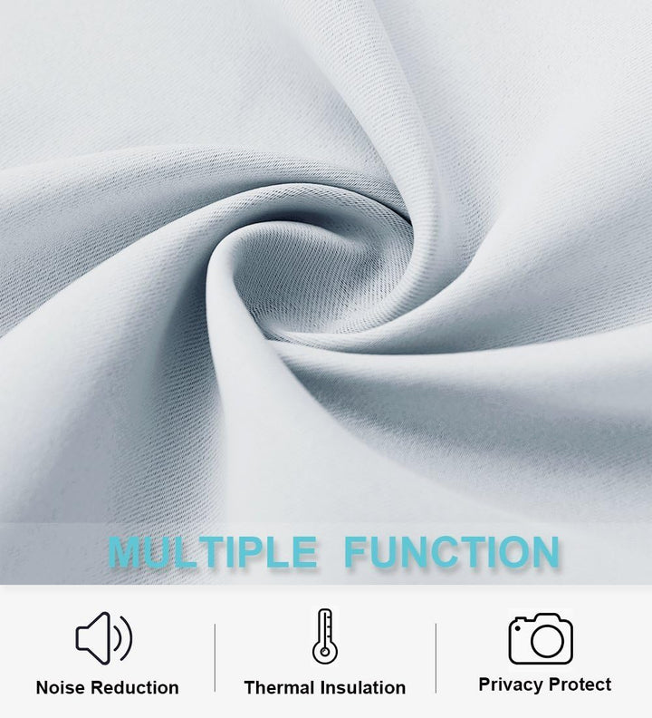 PONY DANCE Raumteiler Vorhang Wärmeisolierend Trennwand Raumtrenner für Wohnzimmer & Schlafzimmer &