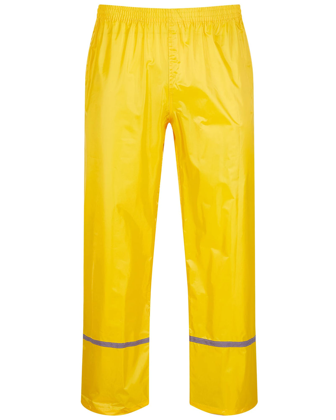Scheibler Workwear – Basic Regenhose Herren – Outdoor Hose mit Gummizug & Reflektoren – Wind- & wass