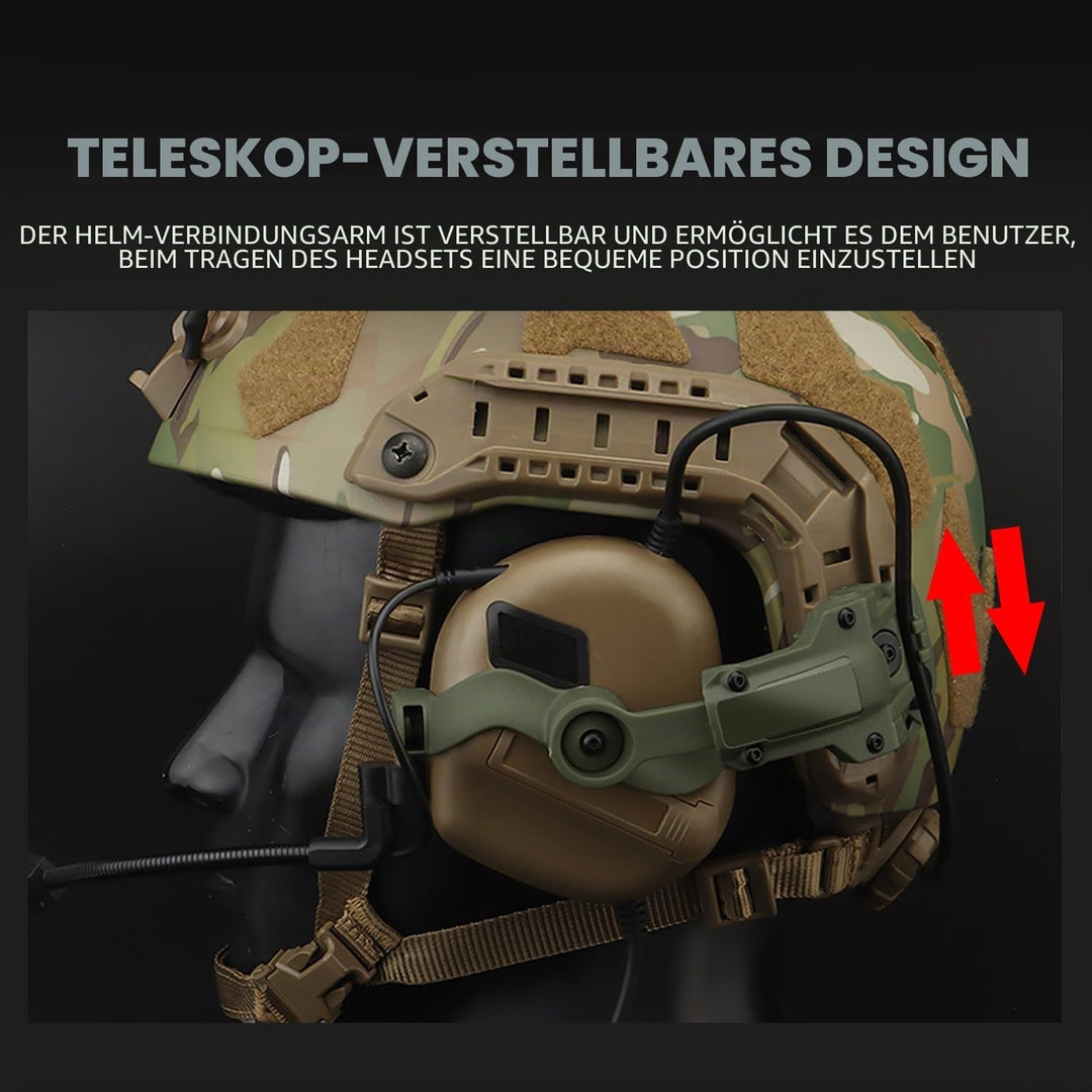 Schneller Helm ARC Schienenadapter Taktische Abholung Headset Aufhängung Kopfhörer Halterung Multi-W