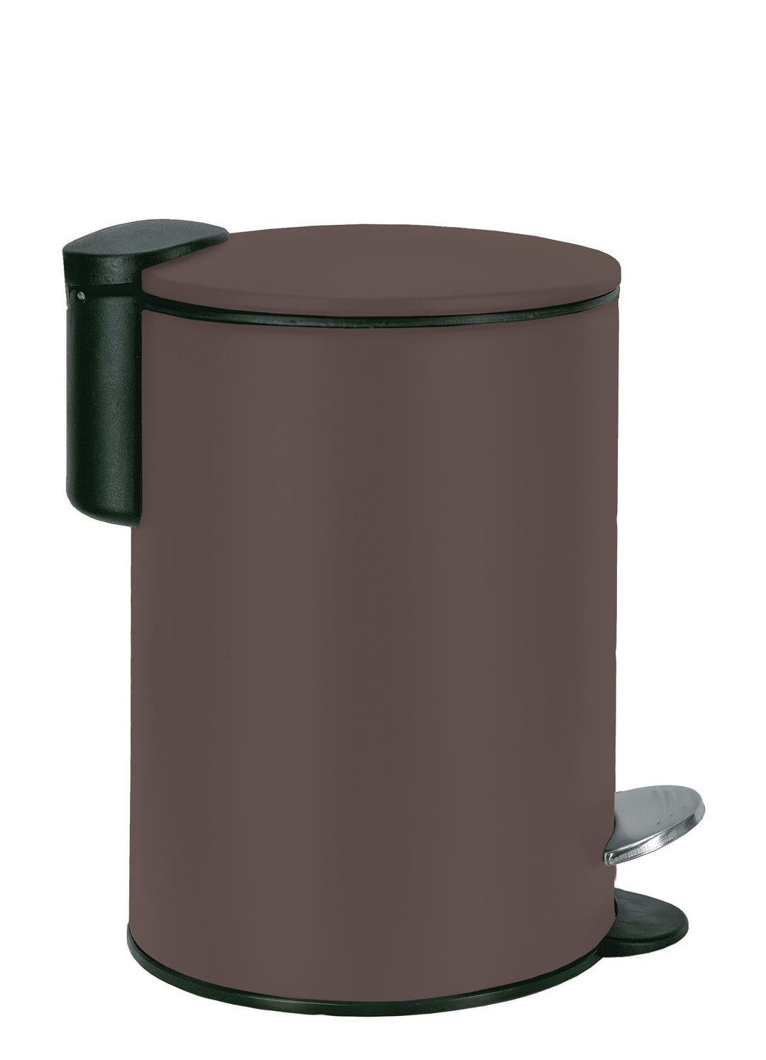 Kosmetikeimer Silence, Farbe: Nussbraun, Material: Metall, Grösse: Eimer 3 Liter Länge 17 cm, Breite