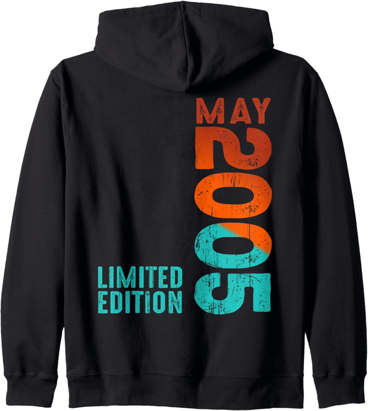 Mai 2005 Jahr 2005 Retro 2005 Vintage 2005 Seit 2005 Kapuzenjacke