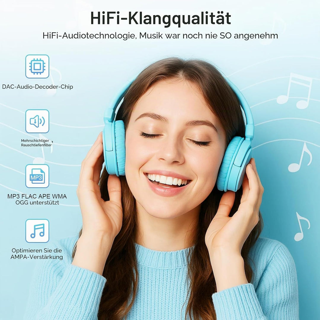 128GB MP3 Player mit Bluetooth -Tragbarer Musikplayer mit Lautsprecher, MP3 &amp; MP4 Player, 2.4" Full