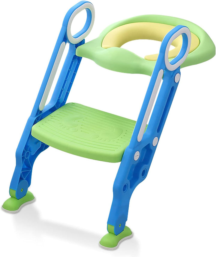 HENGMEI Toilettentrainer Toilettensitz kinder mit treppe für 1-7 jährige Töpfchentraining Toiletten-