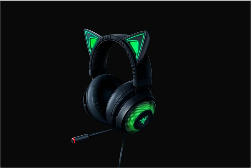 Razer Kraken Kitty - USB PC-Gaming Headset mit THX Surround Sound - Chroma RGB Ohren-Beleuchtung (ei