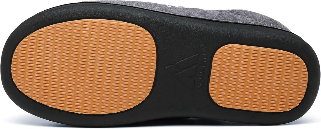 Mishansha Herren Damen Warme Hausschuhe Winter Memory Foam Plüsch Pantoffeln rutschfest Slippers,Gr.