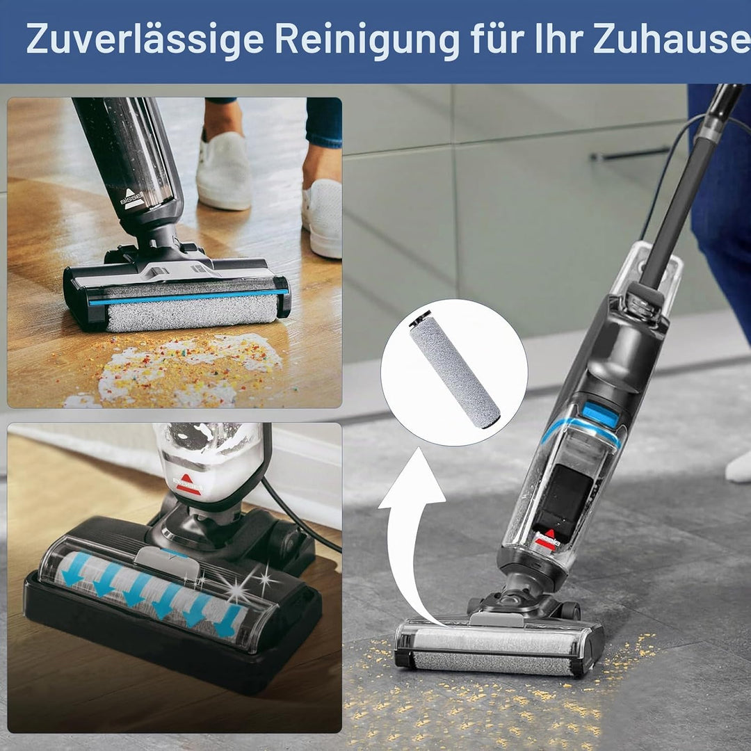 Bürstenrolle Ersatzteile für Bissell CrossWave HF2|3845N|3831，für Bissell CrossWave HF3|3598N Nass T