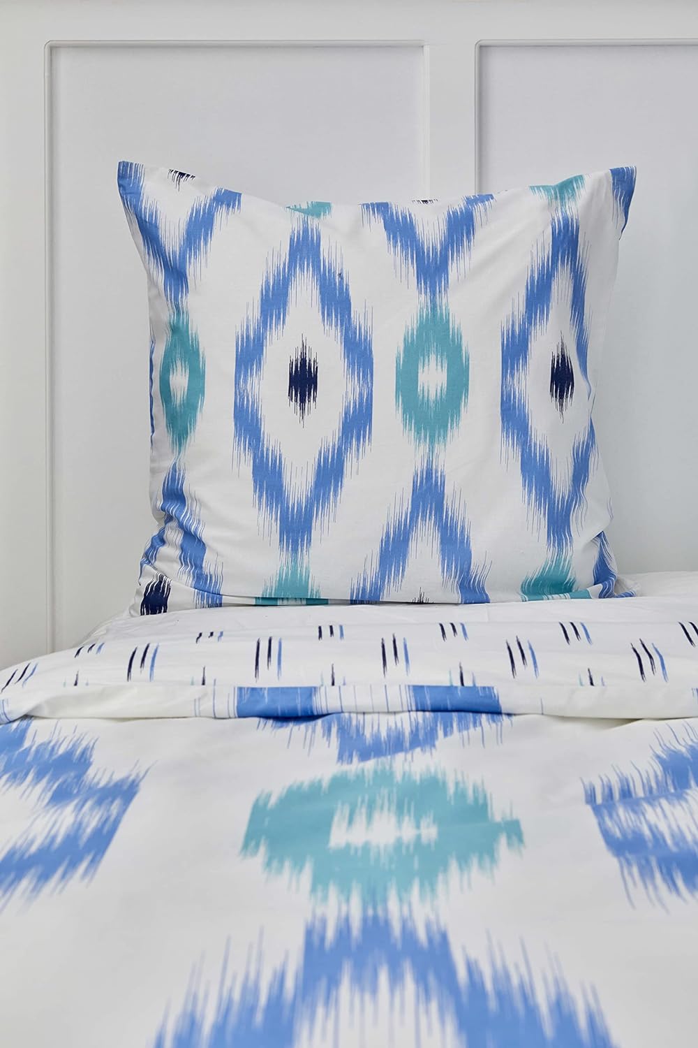 Nautica Home Ikat BETTWÄSCHE Set Renforce 100% Baumwolle Wendebettwäsche Reissverschluss YKK 200x200