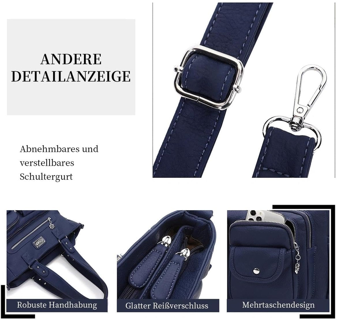 KL928 Handtasche Damen Tasche Umhängetasche Schultertasche Damentaschen gross für Damen Frauentasche
