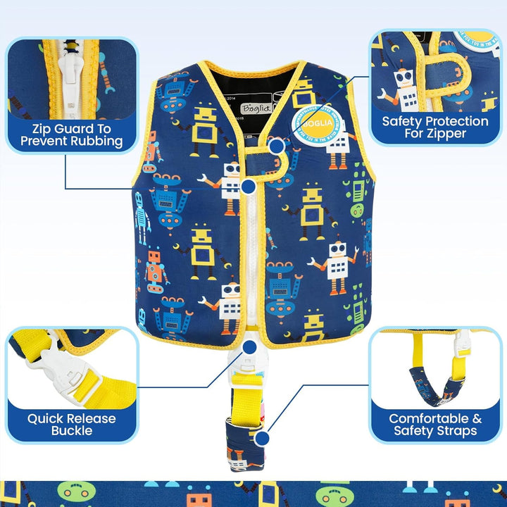Kleinkind Schwimmjacke - Leichte Kinder Schwimmweste - Schwimmhilfe für Kinder - Floating Badeanzug