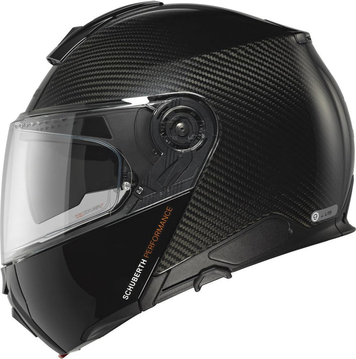 Schuberth C5 Carbon Klapphelm ( Glänzendes Carbon ) 57 (M), 57 (M)