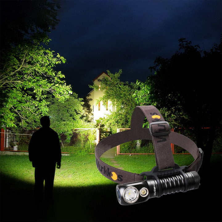 Wurkkos HD20 Kopflampe,2000 Lumen Stirnlampe, Spotlicht und Flutlicht,Vielseitig Einsetzbar,EDC Tasc