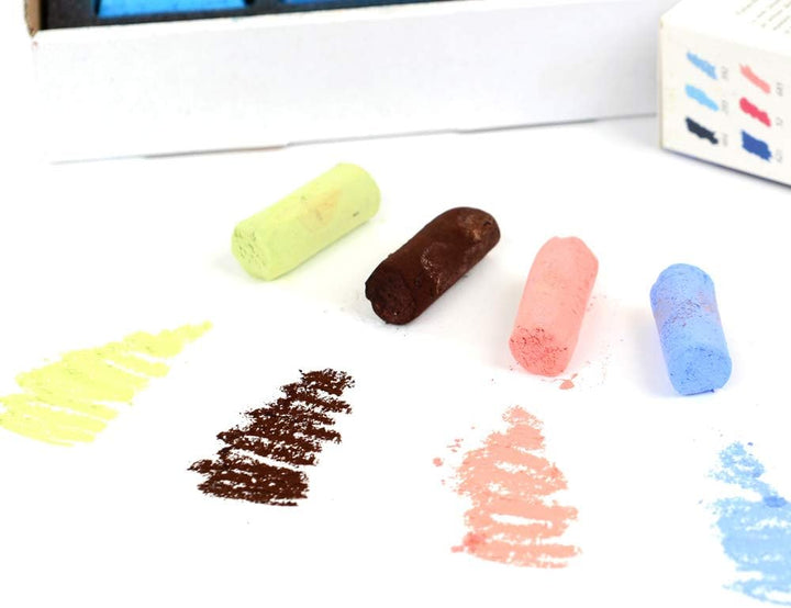 Savoir Faire Extra weicher Halbstäbchen Pastell-Set, Holz Glas Metall, Mehrfarbig, 30 Stück (1er Pac