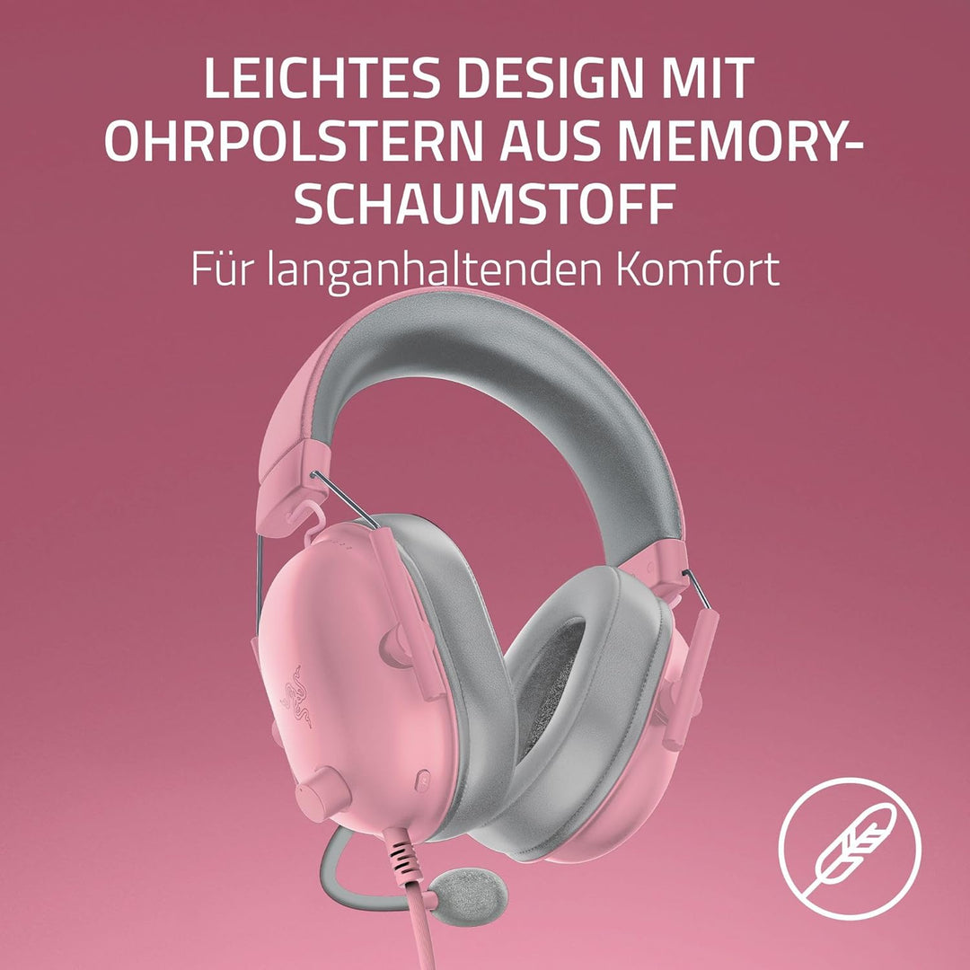 Razer BlackShark V2 X (PlayStation) - Kabelgebundenes E-Sports Headset für PlayStation 5 Konsole (25