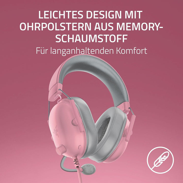 Razer BlackShark V2 X (PlayStation) - Kabelgebundenes E-Sports Headset für PlayStation 5 Konsole (25
