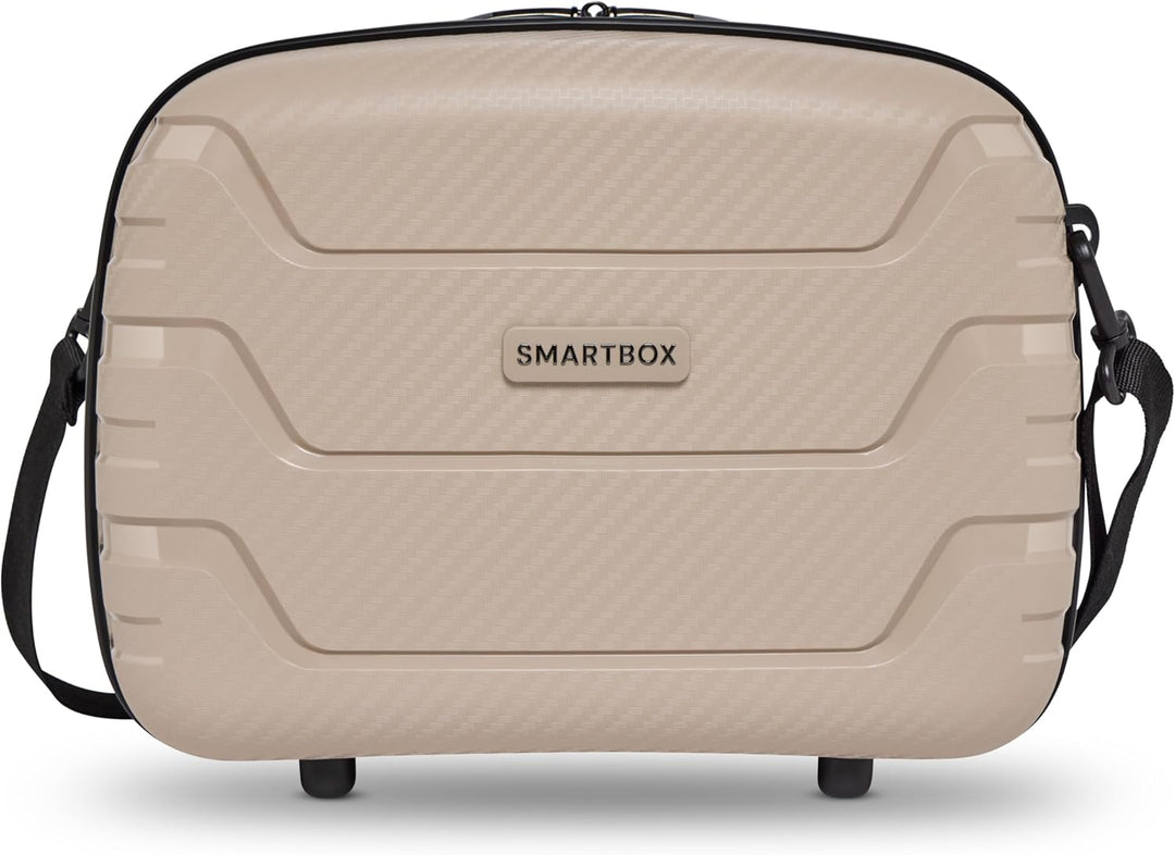 SMARTBOX Hartschalen Handgepäck Kosmetik-Koffer | Stabiles Beauty-Case mit Aufsteckfunktion | 34 x 1