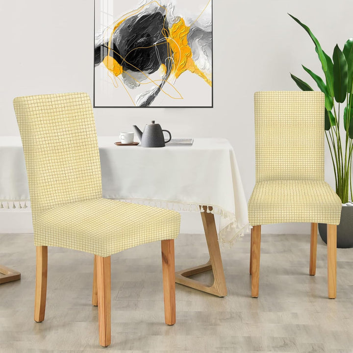 Ystyle Stretch Stuhlhussen 2er Set, Stuhlbezug Elastisch Abnehmbarer Waschbarer, Universal Hussen Fü