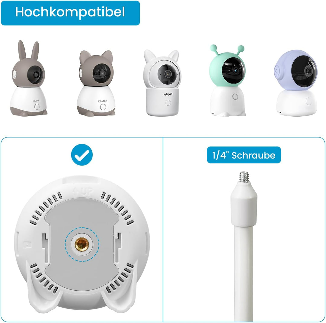 ieGeek Babykamera-Halterung, Monitor/Kamera/Handy/Babykamera-Halterung, flexibel, geeignet für Kinde