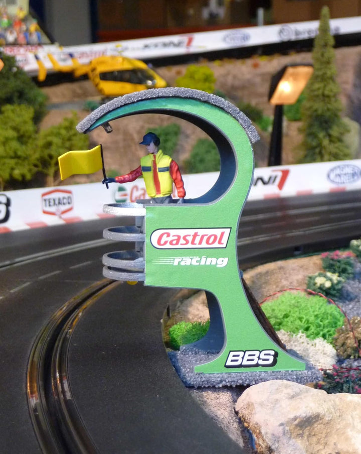 Slotcar STRECKENPOSTEN Stand TOP Dekoration für Carrera DIGITAL