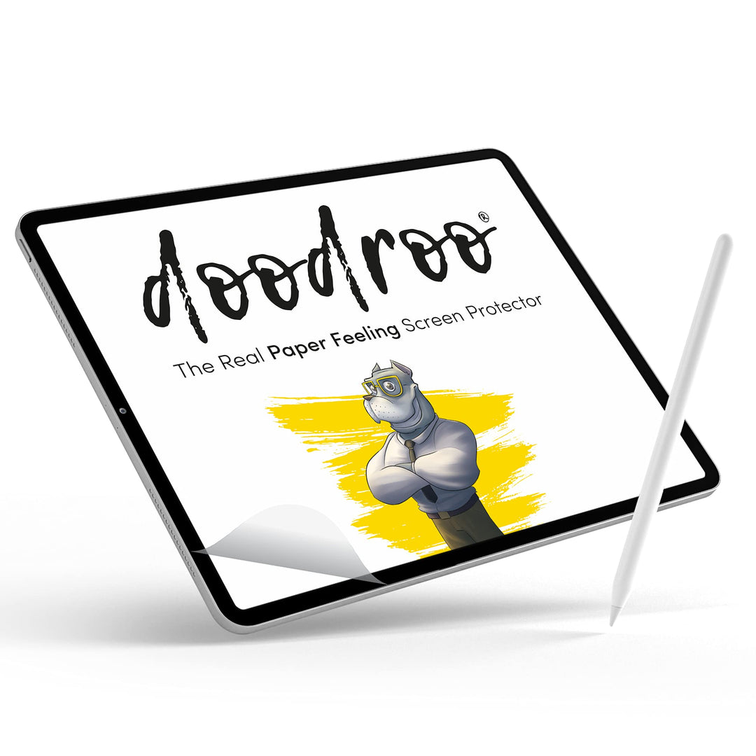 doodroo - Schutzfolie mit echtem Papiereffekt und Anti-reflex für BOOX Nova3 / 3 Color - Schützender