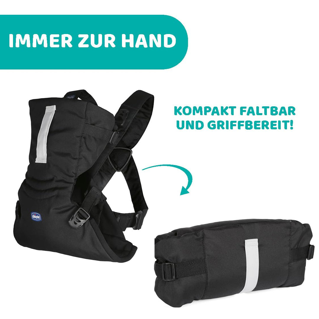 Chicco Easyfit Ergonomischer Babytrage für Neugeborene von der Geburt bis 9 kg, einfache und intuiti
