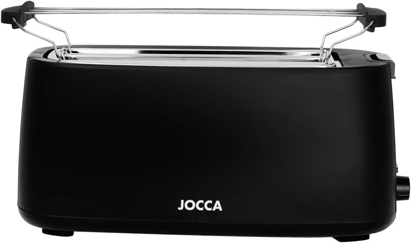 JOCCA Toaster für 2 Scheiben, Nature-Linie / 7 Bräunungsstufen, Auftaufunktion, Aufwärmen und Abbrec