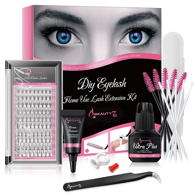 Weimob Beauty7 wimpernverlängerung set Falsche Wimpern Verlängerung Übung kit DIY 20D Wimpern Starte