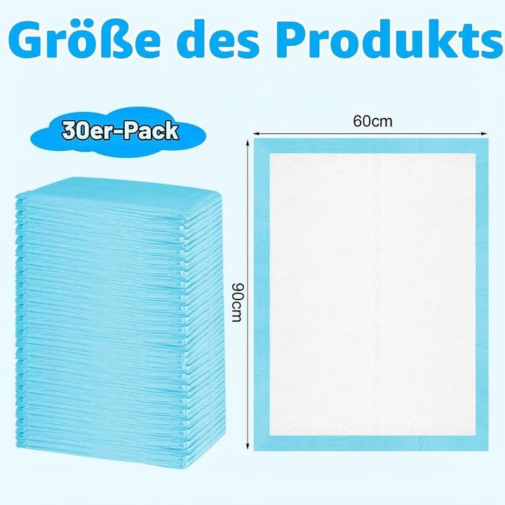 30 Stück Baby Wickelauflage, 60 × 90 cm Inkontinenzunterlage Wickelunterlage Einweg, Baby Changing M