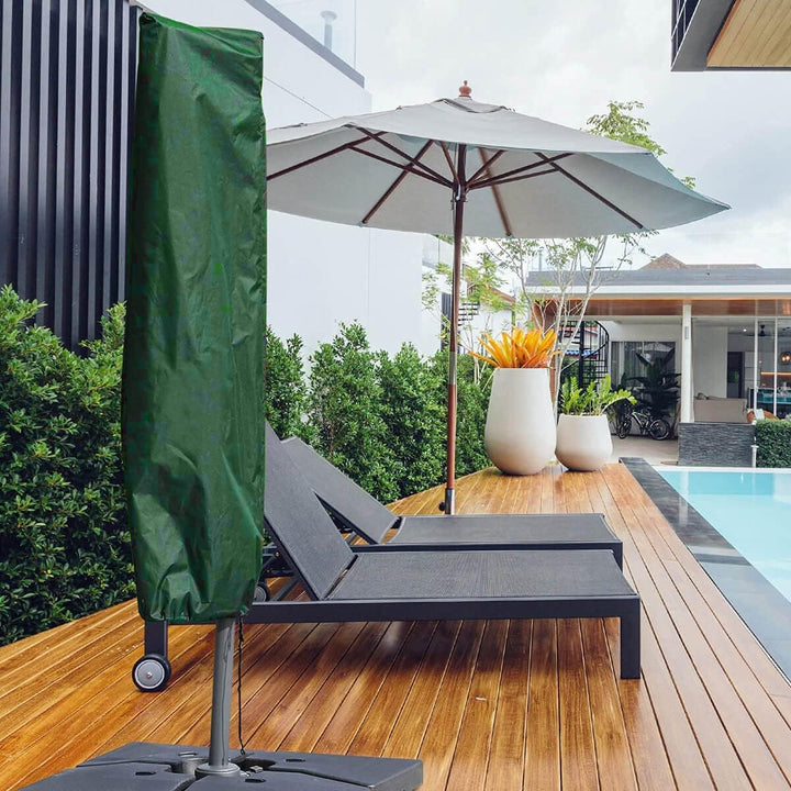 RICHIE Schutzhülle für Sonnenschirm, 190x25/50cm Abdeckhauben für Sonnenschirm 600D Oxford-Gewebe PV