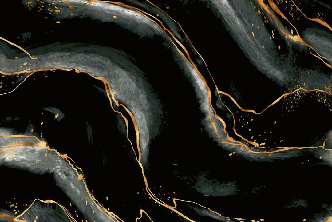 Tobil Badematte Badteppich rutschfest saugfähig Badvorleger verschiene Motive 40x60-50x80cm (Schwarz
