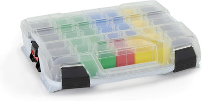 L-BOXX Sortimo W-BOXX 102 grau inkl. Insetboxes 4er Set | Sortimentskasten L-Case | Schraubenbox Auf
