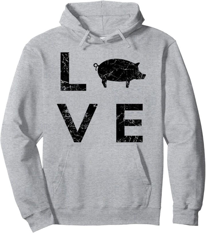 Schwein Landwirt Bauer Schweine-Züchter Landwirtschaft Pullover Hoodie