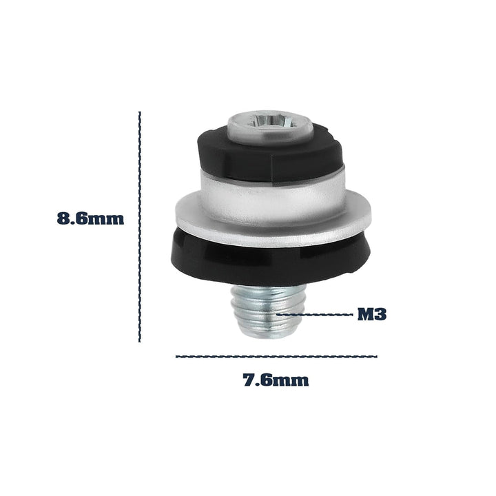 LT Easiyl 10 Stück Festplattenbefestigungsschrauben 8,6x7,6mm M3 Festplattenschrauben 511945-005 Kom