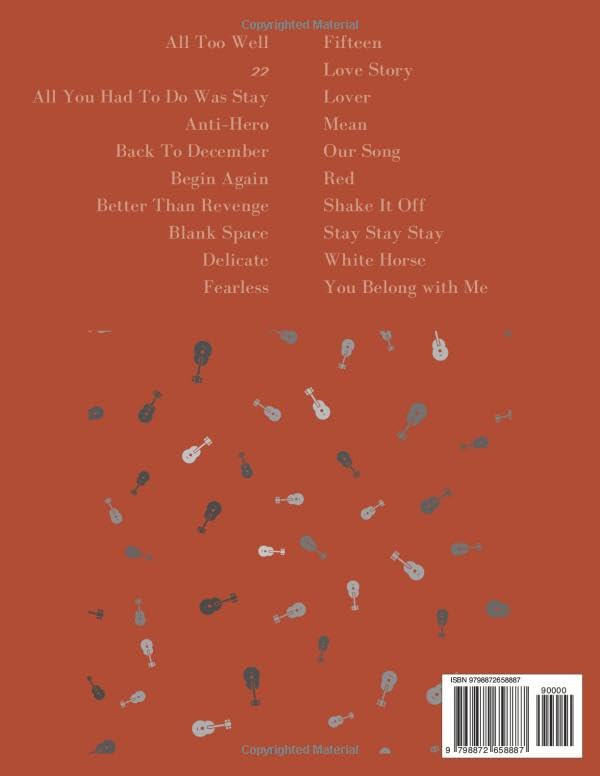Taylor Swift Ukulele Songbook: 20 Hit Songs, Taschenbuch