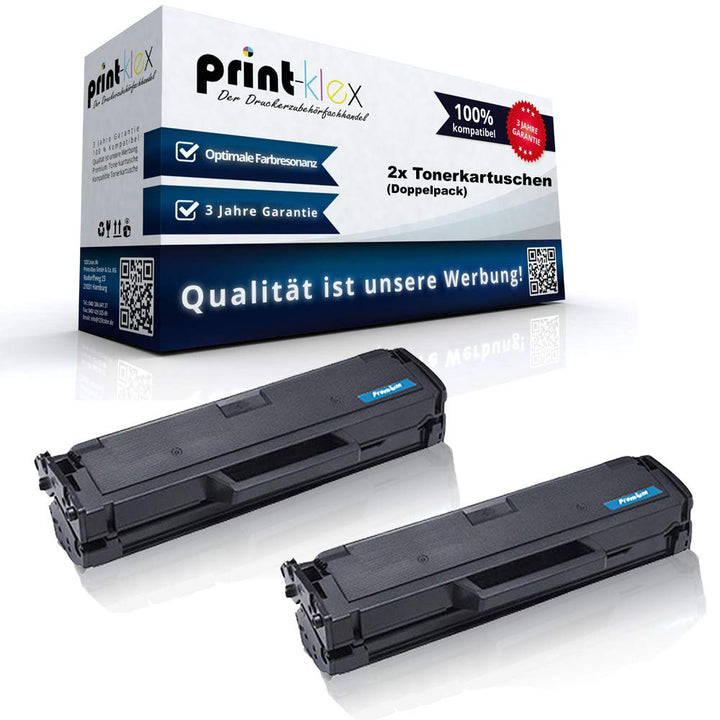 2X Print-Klex Tonerkartuschen kompatibel für Samsung Xpress M 2070 W Xpress M 2071 FH Xpress M 2071