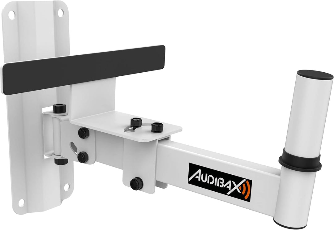 Audibax Neo 20 White Soporte de Pared para Altavoz Profesional Vaso 35mm
