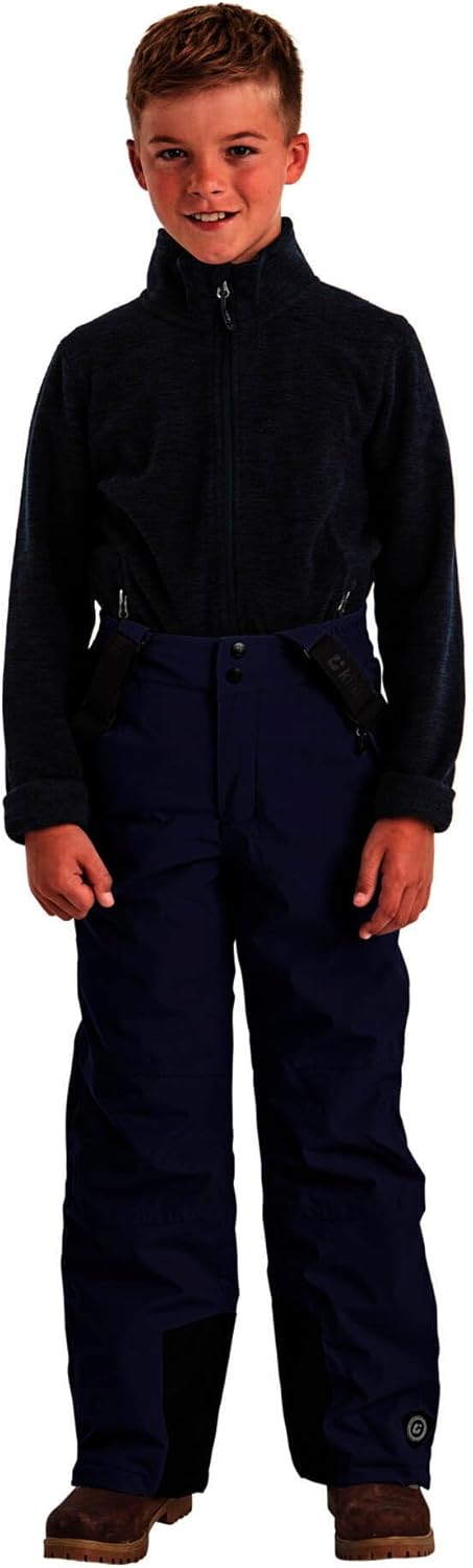 Killtec Jungen Skihose Funktionshose mit abzippbarem Latz, Schneefang und Kantenschutz Gauror Jr was