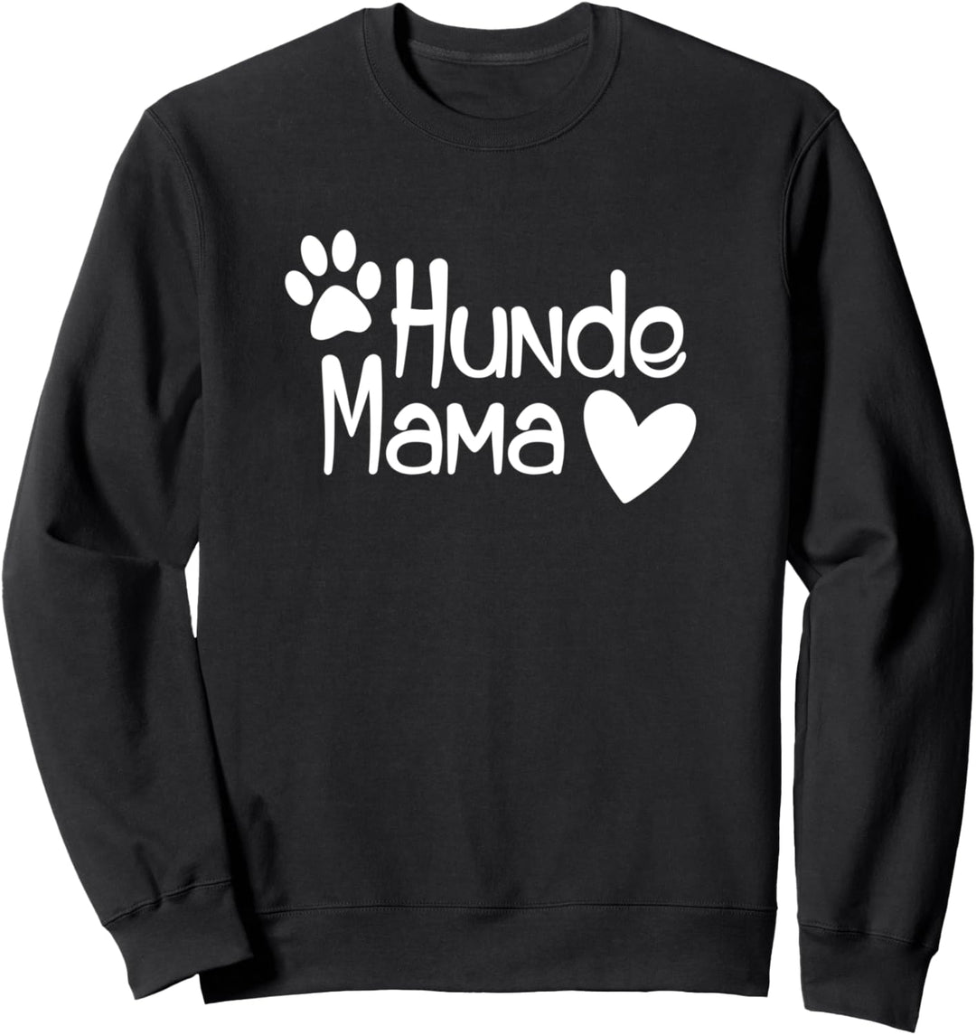 Hunde Mama mit Pfote und Herz - Geschenk für Frauchen Sweatshirt
