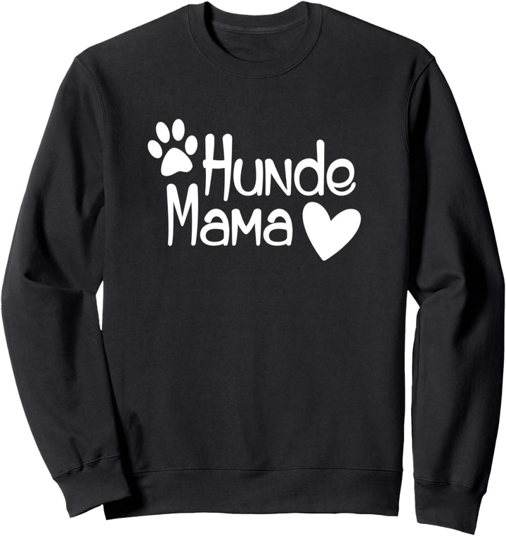 Hunde Mama mit Pfote und Herz - Geschenk für Frauchen Sweatshirt