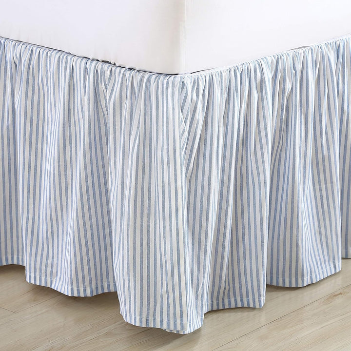 Laura Ashley Home - Bettvolant aus Baumwolle, mit Rüschen, leichte Heimdekoration mit klassischem St