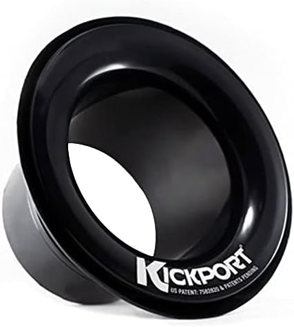 Kickport KP1BK Sound Port für Bass Drum inkl. T-Ring schwarz, schwarz