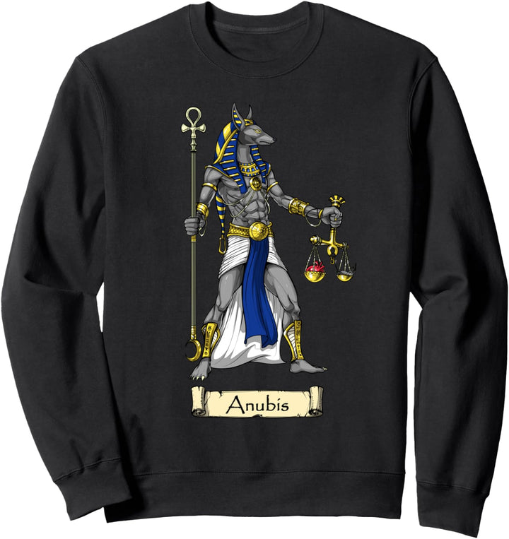 Anubis ägyptische Gott Mythologie Ägypten Altägyptische Sweatshirt