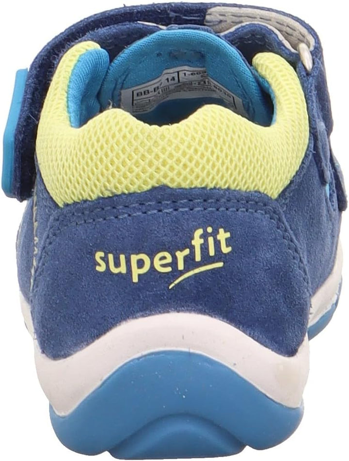 Superfit Jungen Freddy Sandalen 18 EU Blau Gelb 8030, 18 EU Blau Gelb 8030