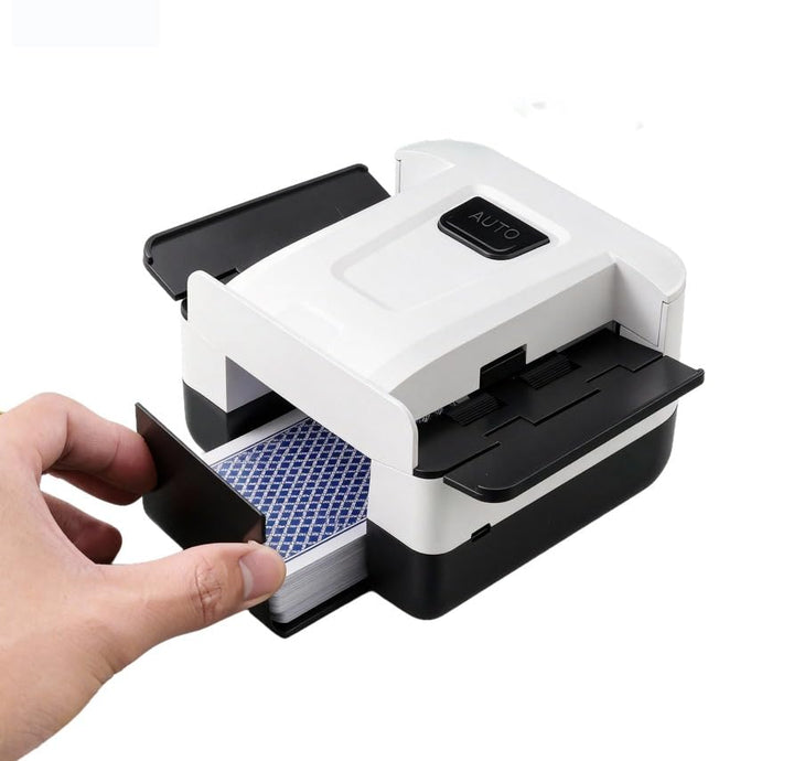 Kartenmischmaschine Elektrische - Automatischer Mischmaschine Karten, Kartenmischgerät für 1-2 Decks