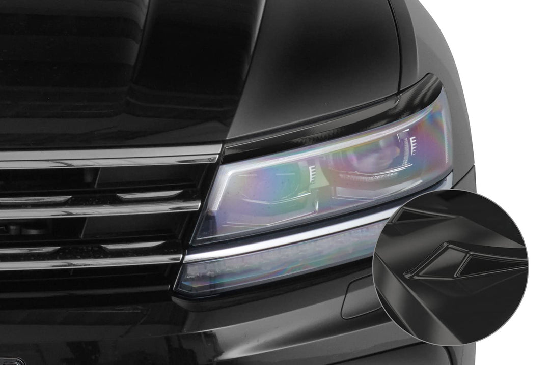CSR-Automotive Scheinwerferblenden Kompatibel mit/Ersatz für VW Tiguan II (Typ AD1) SB286-G